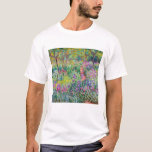 Claude Monet - Der Iris-Garten in Giverny T-Shirt<br><div class="desc">The Iris Garden at Giverny / The Artist's Garden at Giverny - Claude Monet,  1899-1900</div>