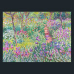 Claude Monet - Der Iris-Garten in Giverny Tischdecke<br><div class="desc">The Iris Garden at Giverny / The Artist's Garden at Giverny - Claude Monet,  1899-1900</div>
