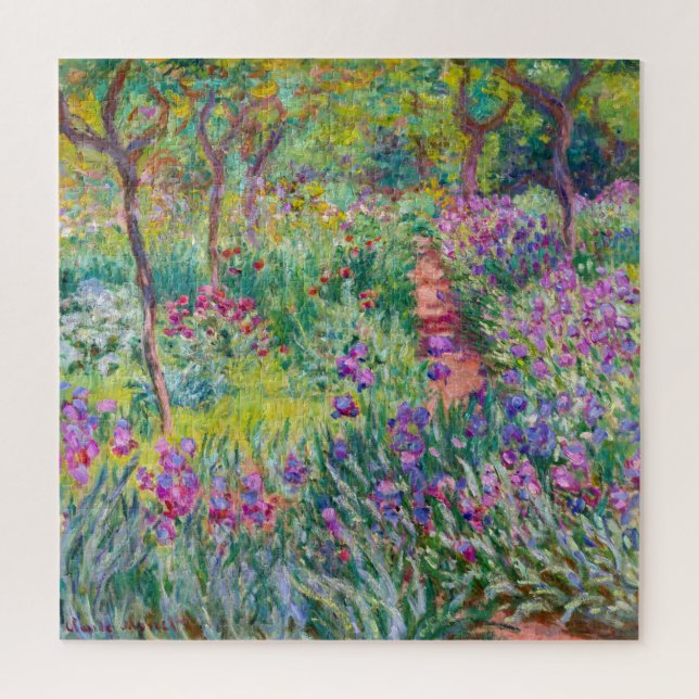 Claude Monet - Der Irisgarten in Giverny (Vertikal)