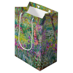 Claude Monet - Der Irisgarten in Giverny Mittlere Geschenktüte