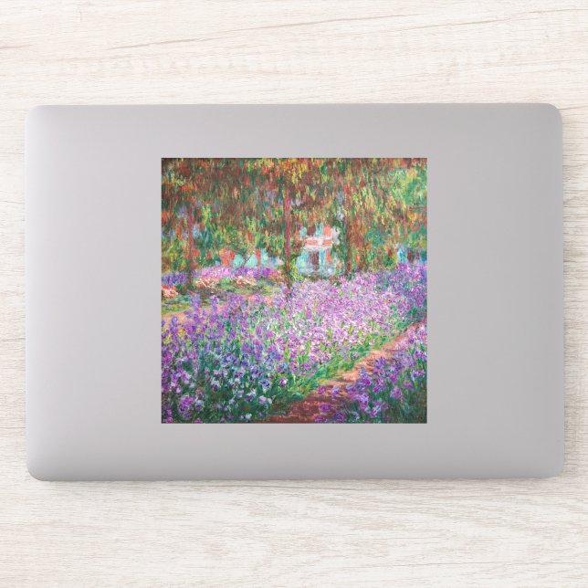 Claude Monet - Der Kunstgarten von Giverny Aufkleber (Computer)