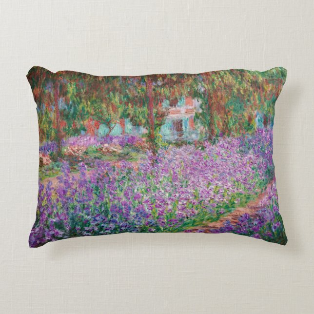 Claude Monet - Der Kunstgarten von Giverny Dekokissen (Vorderseite)