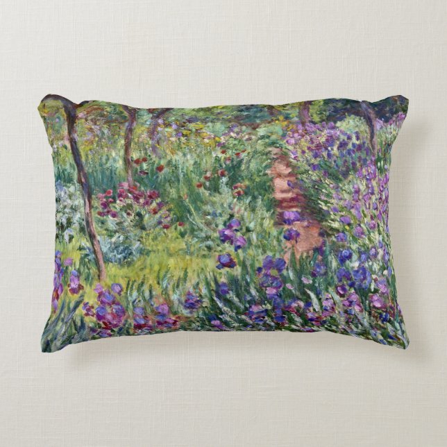 Claude Monet - Der Kunstgarten von Giverny Dekokissen (Vorderseite)