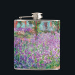 Claude Monet - Der Kunstgarten von Giverny Flachmann<br><div class="desc">The Artist's Garden at Giverny / Le Jardin de l'artiste a Giverny - Claude Monet,  1900</div>