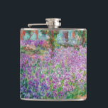 Claude Monet - Der Kunstgarten von Giverny Flachmann<br><div class="desc">The Artist's Garden at Giverny / Le Jardin de l'artiste a Giverny - Claude Monet,  1900</div>