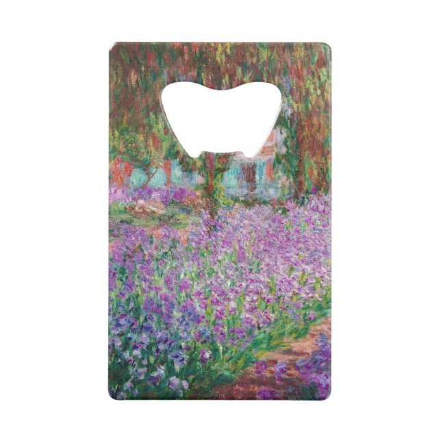 Claude Monet - Der Kunstgarten von Giverny Geldbeutel Flaschenöffner (Vorderseite)