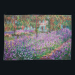 Claude Monet - Der Kunstgarten von Giverny Geschirrtuch<br><div class="desc">The Artist's Garden at Giverny / Le Jardin de l'artiste a Giverny - Claude Monet, 1900</div>
