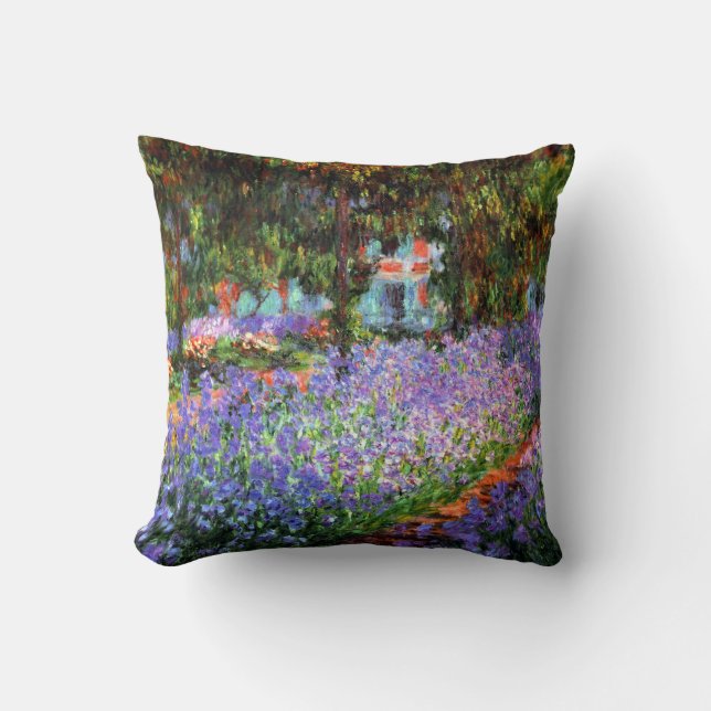 Claude Monet Der Kunstgarten von Giverny Kissen (Vorderseite)