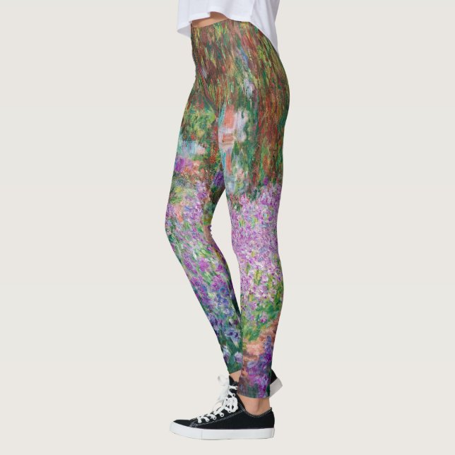 Claude Monet - Der Kunstgarten von Giverny Leggings (Links)