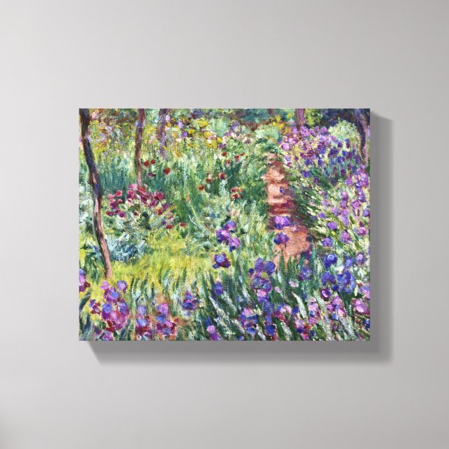 Claude Monet - Der Kunstgarten von Giverny Leinwanddruck (Vorderseite)