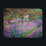Claude Monet - Der Kunstgarten von Giverny Magnet<br><div class="desc">The Artist's Garden at Giverny / Le Jardin de l'artiste a Giverny - Claude Monet, 1900</div>