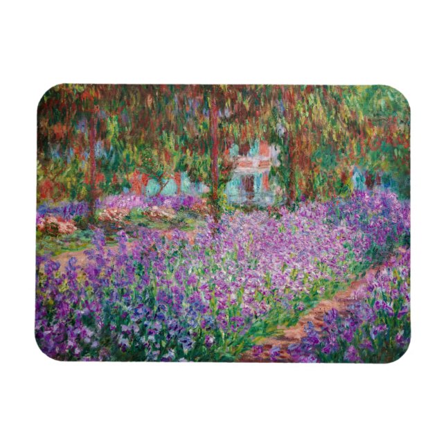 Claude Monet - Der Kunstgarten von Giverny Magnet (Horizontal)