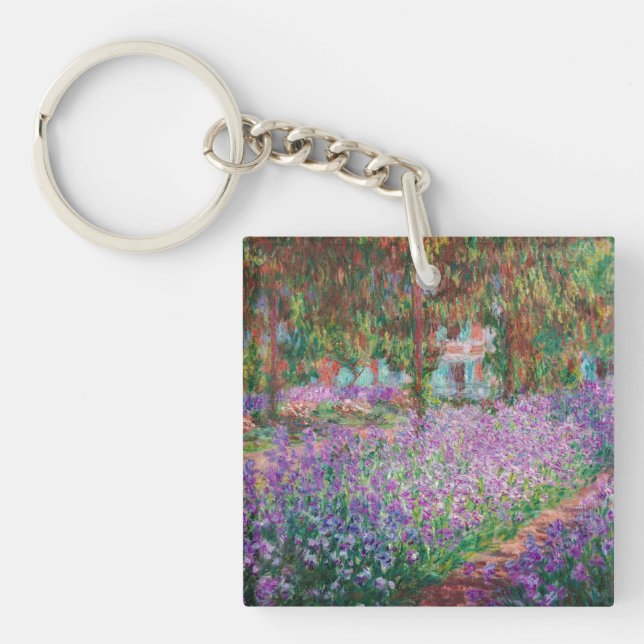 Claude Monet - Der Kunstgarten von Giverny Schlüsselanhänger (Vorderseite)