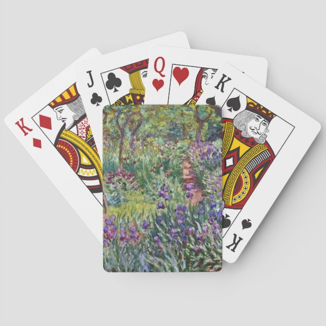 Claude Monet - Der Kunstgarten von Giverny Spielkarten (Rückseite)