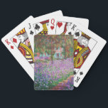 Claude Monet - Der Kunstgarten von Giverny Spielkarten<br><div class="desc">The Artist's Garden at Giverny / Le Jardin de l'artiste a Giverny - Claude Monet,  1900</div>