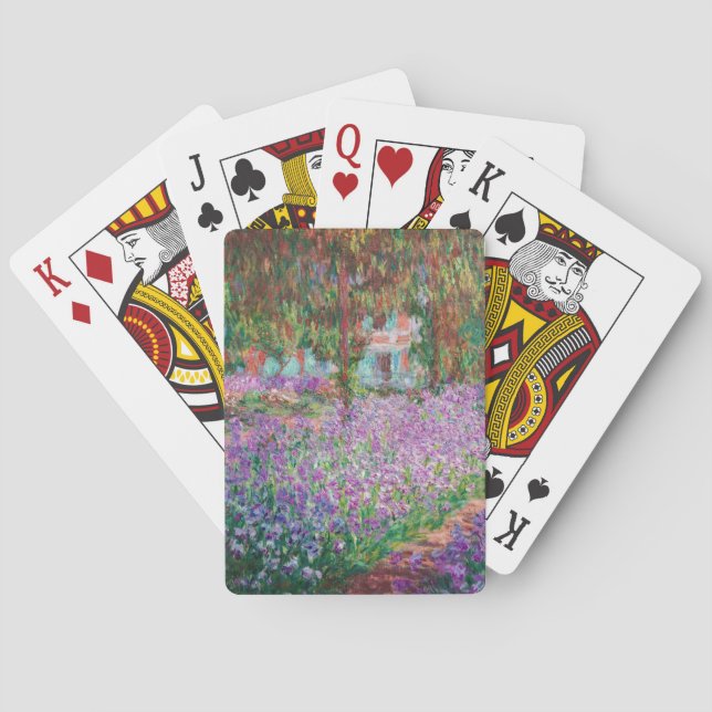 Claude Monet - Der Kunstgarten von Giverny Spielkarten (Rückseite)