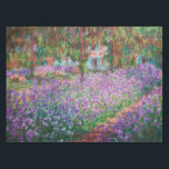 Claude Monet - Der Kunstgarten von Giverny Tischdecke<br><div class="desc">The Artist's Garden at Giverny / Le Jardin de l'artiste a Giverny - Claude Monet,  1900</div>