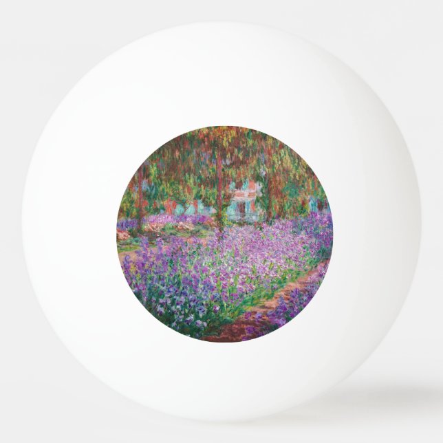 Claude Monet - Der Kunstgarten von Giverny Tischtennisball (Vorderseite)