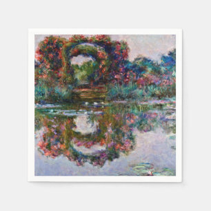 Claude Monet - Der Künstlergarten bei Giverny Serviette