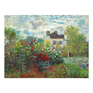 Claude Monet - Der Künstlergarten in Argenteuil Fotodruck