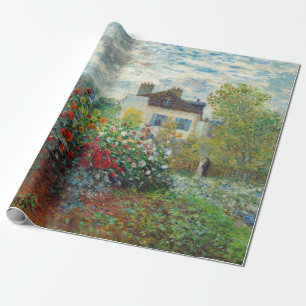 Claude Monet - Der Künstlergarten in Argenteuil Geschenkpapier