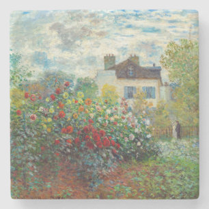 Claude Monet - Der Künstlergarten in Argenteuil Steinuntersetzer