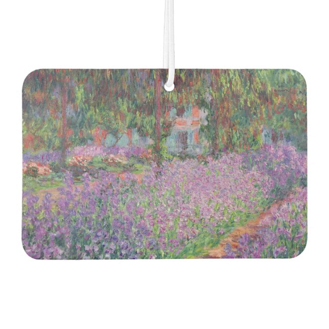Claude Monet | Der Künstlergarten in Giverny Autolufterfrischer (Vorderseite)