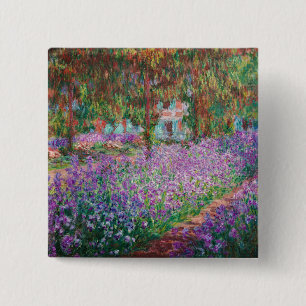 Claude Monet - Der Künstlergarten in Giverny Button