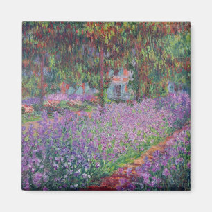Claude Monet  Der Künstlergarten in Giverny Magnet