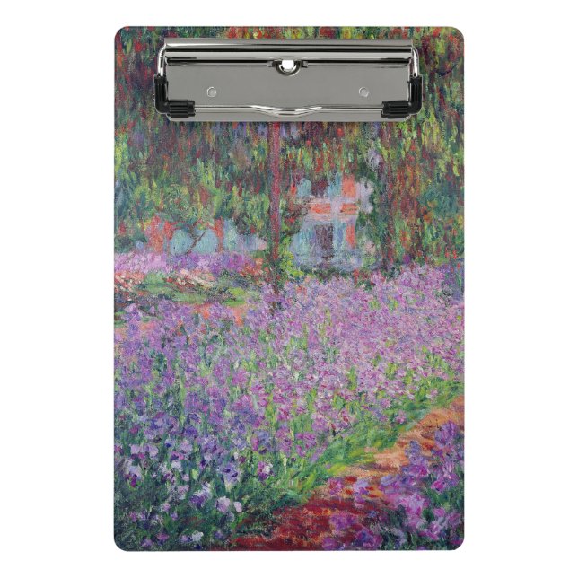 Claude Monet| Der Künstlergarten in Giverny Mini Klemmbrett (Vorderseite)