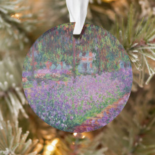 Claude Monet   Der Künstlergarten in Giverny Ornament