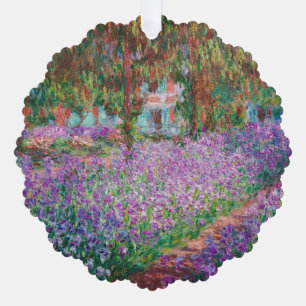 Claude Monet - Der Künstlergarten in Giverny Ornament Karte