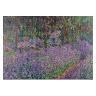 Claude Monet   Der Künstlergarten in Giverny Schneidebrett