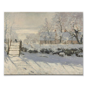 Claude Monet - Der Magpie Fotodruck