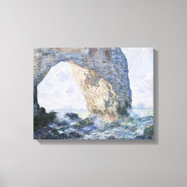 Claude Monet | Der Manneporte Etretat Leinwanddruck (Vorderseite)