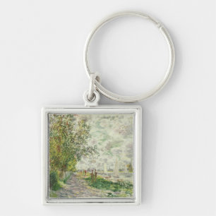 Claude Monet   der Riverbank bei Gennevilliers Schlüsselanhänger