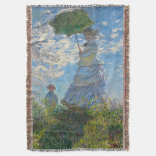 Claude Monet - Der Spaziergang, Frau mit Sonnensch Decke