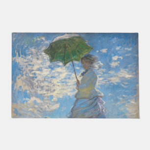 Claude Monet - Der Spaziergang, Frau mit Sonnensch Fußmatte