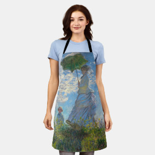 Claude Monet - Der Spaziergang, Frau mit Sonnensch Schürze