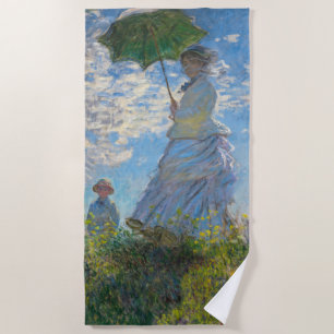 Claude Monet - Der Spaziergang, Frau mit Sonnensch Strandtuch