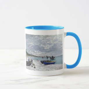 Claude Monet   der Strand bei Sainte-Adresse Tasse