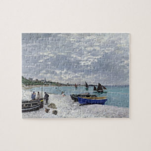 Claude Monet Der Strand von Sainte-Adresse