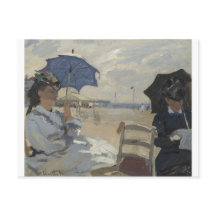 Claude Monet - Der Strand von Trouville Malerei