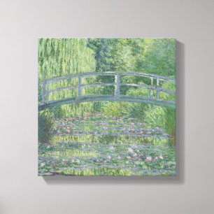 Claude Monet   Der Wasserlilie-Teich: Grüne Harmo Leinwanddruck