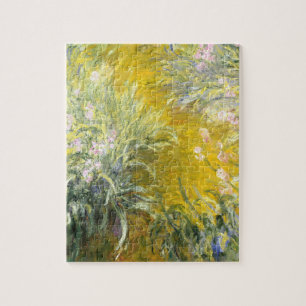 Claude Monet Der Weg durch die Schwertlilien Kunst