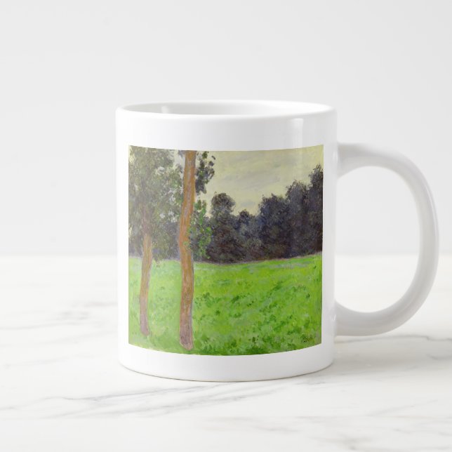 Claude Monet | Deux Arbres dans La Grasland Jumbo-Tasse (Rechts)