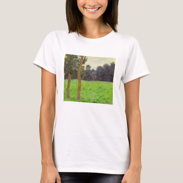 Claude Monet | Deux Arbres dans La Grasland T-Shirt (Vorderseite)