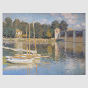 Claude Monet - Die Argenteuil-Brücke Seidenpapier