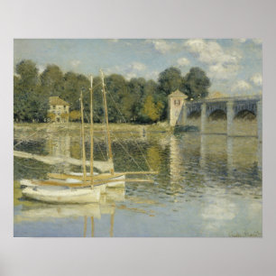 Claude Monet - Die argentinische Brücke Poster