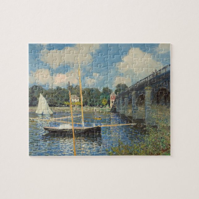 Claude Monet | die Brücke in Argenteuil (Horizontal)